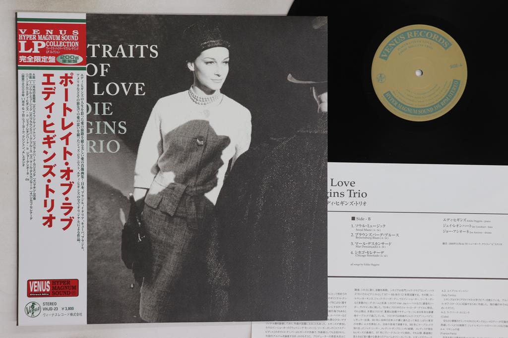 LP Record EDDIE HIGGINS - Portraits Of Love (-200g) VHJD23 VENUS 2009 Japan Obi Jazz Used