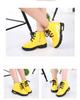 Kids' Non-slip Leather Ankle Boots - Autumn/Winter Velvet-Lined for Boys and Girls