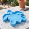 Textured Stone Molds for Patio Reusable Sea Turtle Stepping Mold Garden Art, DIY Oceans Theme Concrete Handmade Path Pavers Paver Mold, Giant Silicone