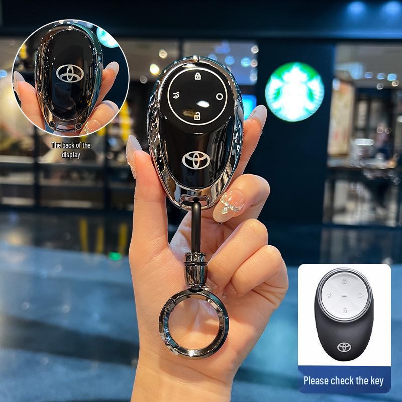 Toyota BZ3X Platinum Key Case with Remote Control Shell for 2025 Models