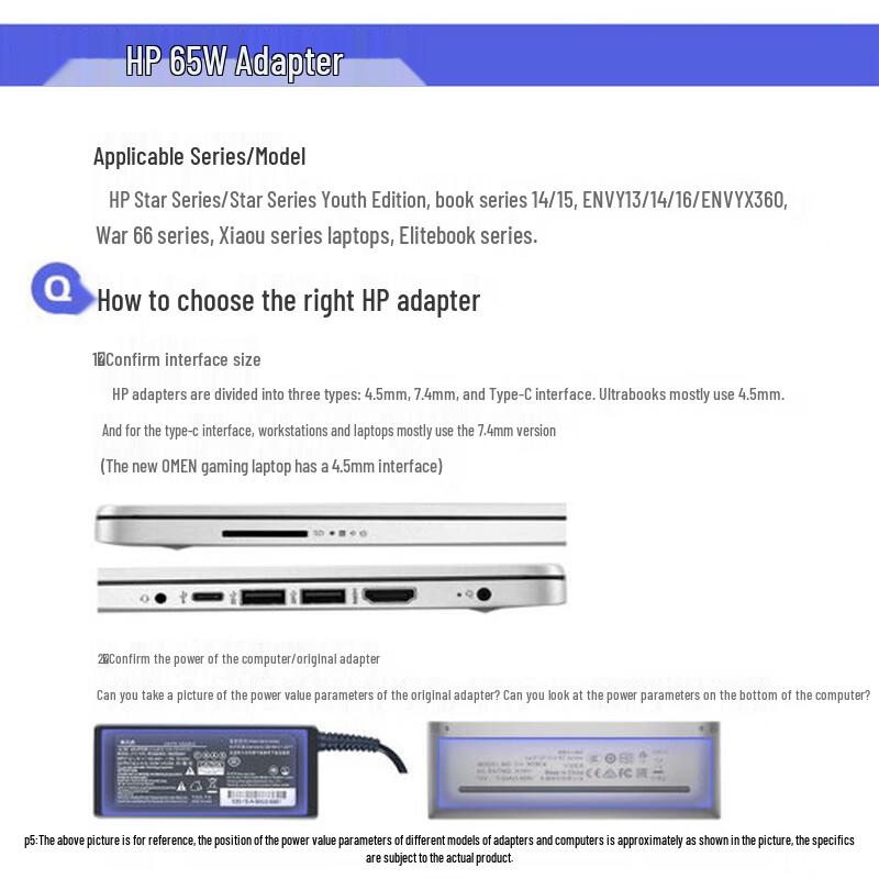 HP Laptop Power Adapters