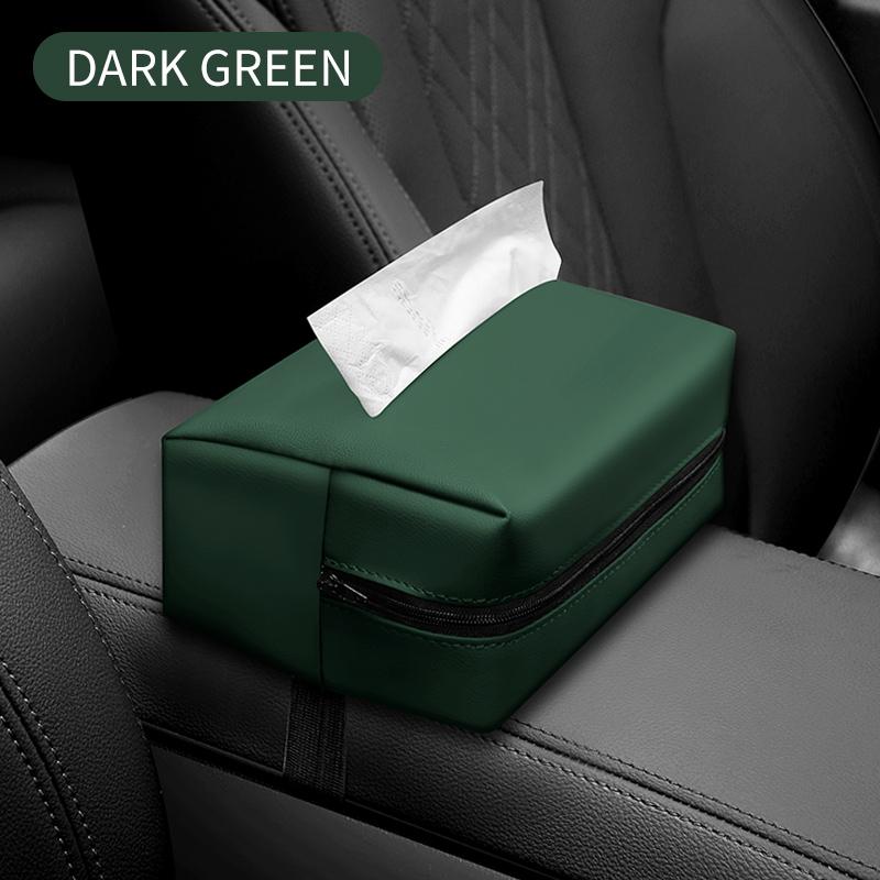 Chair back hanging car interior decoration supplies leather tissue box creative car supplies tissue cover drawer box tissue bag