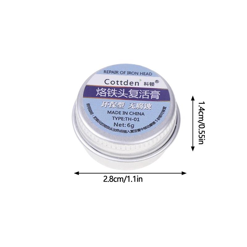 2/1Pcs 6g Soldering Iron Tip Tinner Activator Tip Cleaner Remover Refresher Non-stick Tin Solder Cream Clean Paste