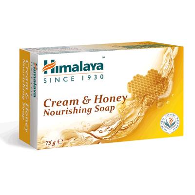 Herbals Nourishing Cream And Honey Soap 75g For Soft Moisturised Skin, Gentle Cleansing Bar For Normal To Dry Skin Care Routine