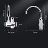 3000W High Power Household Electric Faucet Kitchen Instant Heating Water Faucet Intelligent Digital Water Heater