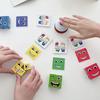 Rubikova kostka Face Expression Matching Change Puzzle Block Dětská desková hra pro děti, oblíbená korejská hra