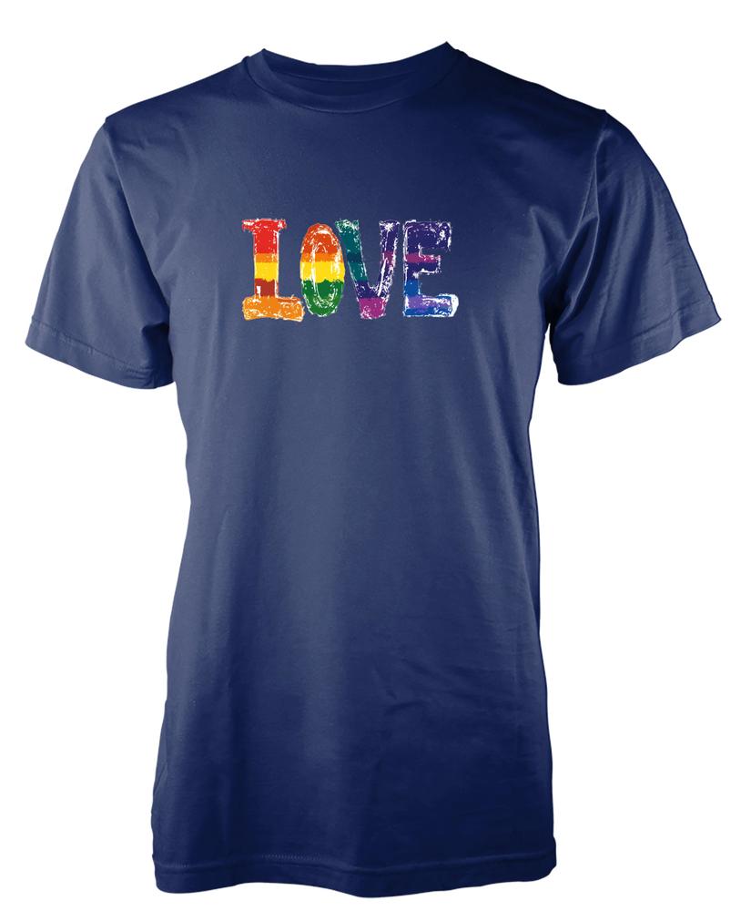 Bnwt Pride Love Word Equality Respect Rainbow Lqbtq Unique TShirt Adult Kids