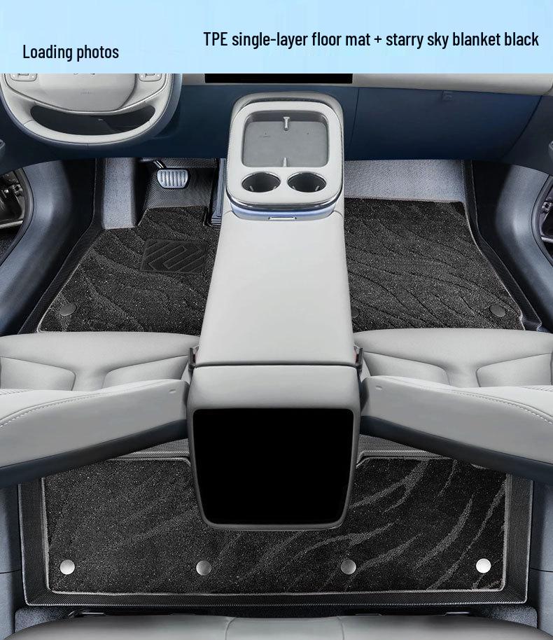 XPeng G7 Custom-Fit Double-Layer TPE Foot Mats, Fully Enclosed, 25 Designs, Original Car Color