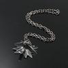 European and American Trends Zinc Alloy Wizard Wolf Head Wild Men Pendant Necklace Game Merchandise Commemorative Accessories