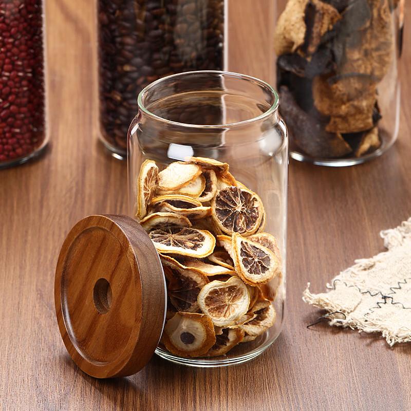 ZISIZ Airtight Glass Storage Jar Set