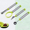 4PCS/SET Comfortable Grip Fruit Carving Tool Kit Rust-proof Watermelon Ball Scoop  Chef