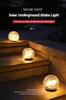 LED Solar Ground Insert Light Outdoor Waterproof Garden Garden Decoration Buried Christmas Outdoor Glass Ball Crack Light
