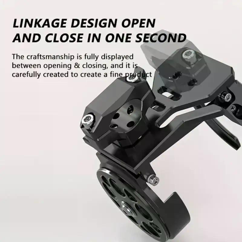 1/2Pcs Water Cup Bracket Holder Accessories Foldable Turntable Motorcycle Cup Holder For Handlebar Motorcycles Bottle Holder