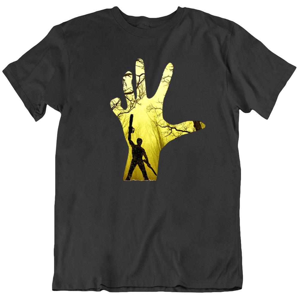 

Evil Dead Horror Film Cult Movie 1980 s Retro T Shirt Tee Gift New Unisex T-Shirt XXXXL