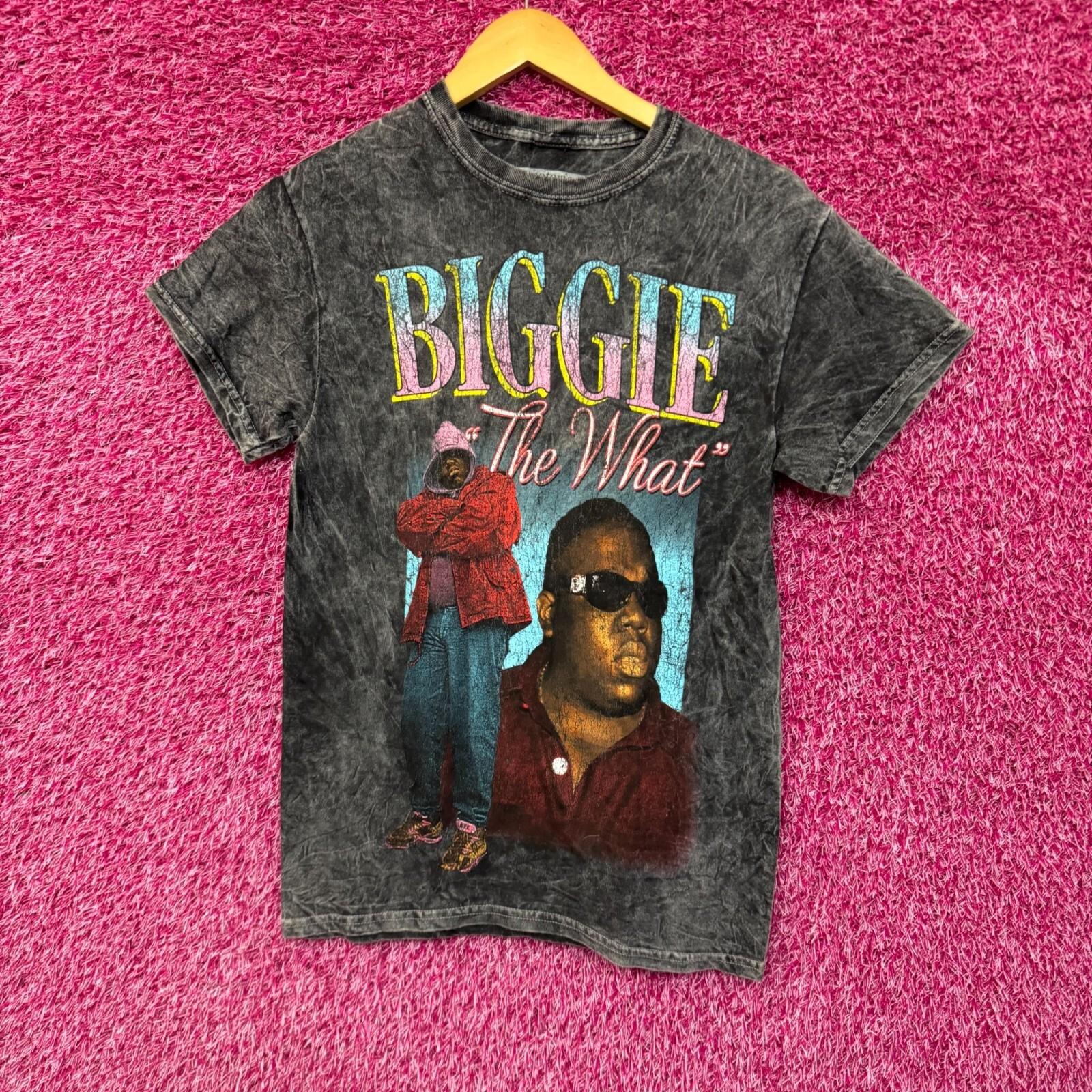Biggie Smalls The What mineral wash shirt size small S