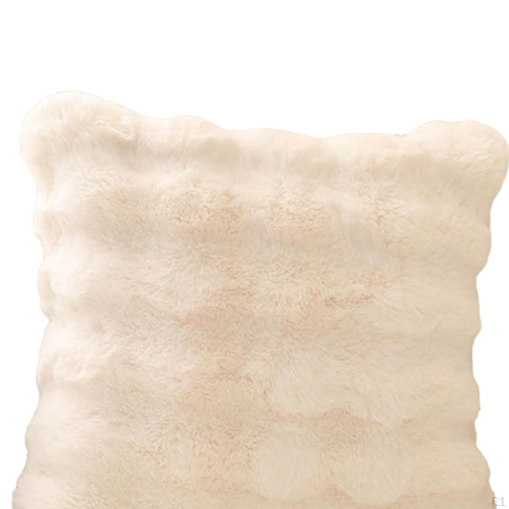 Plush Cushion Cover Case Supplies 43cmx43cm Compact Pillowslip Throw Pillow for Sofa
