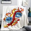 1PC Anime One Piece Patterned Flannel Blanket Suitable For All Seasons For Home Decor Warmth And Comfort Gifts Holiday Present