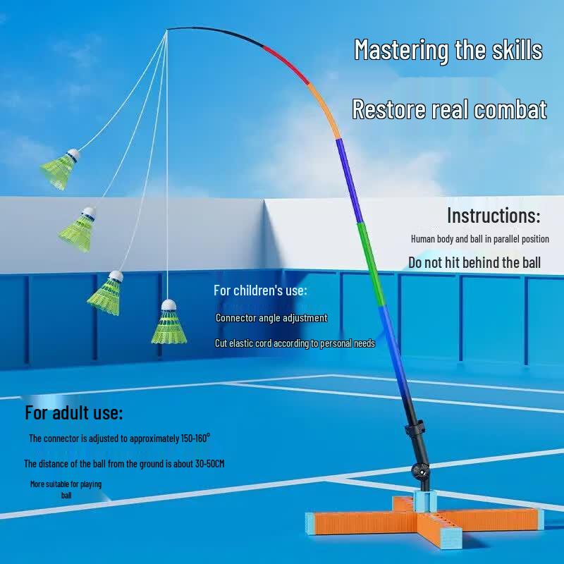 JINGGENG Foldable Automatic Rebound Badminton Trainer