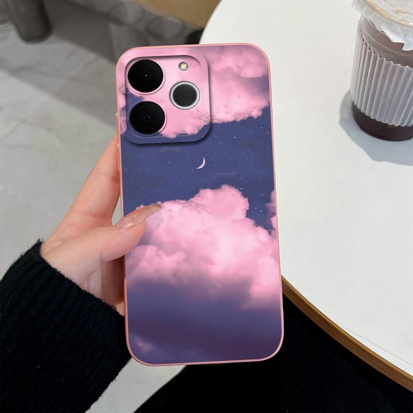 For Realme Note 70 70T 60 4G Phone Case Beautiful Butterfly Clouds Soft Silicone Durable Shell For Realme Note70 70T Back Covers