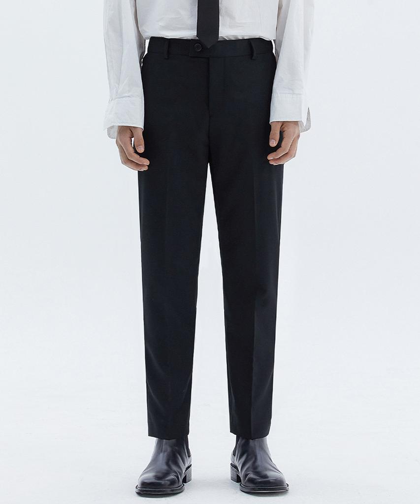 TRIP LE SENS Custom Basic Tapered Slacks_Brown
