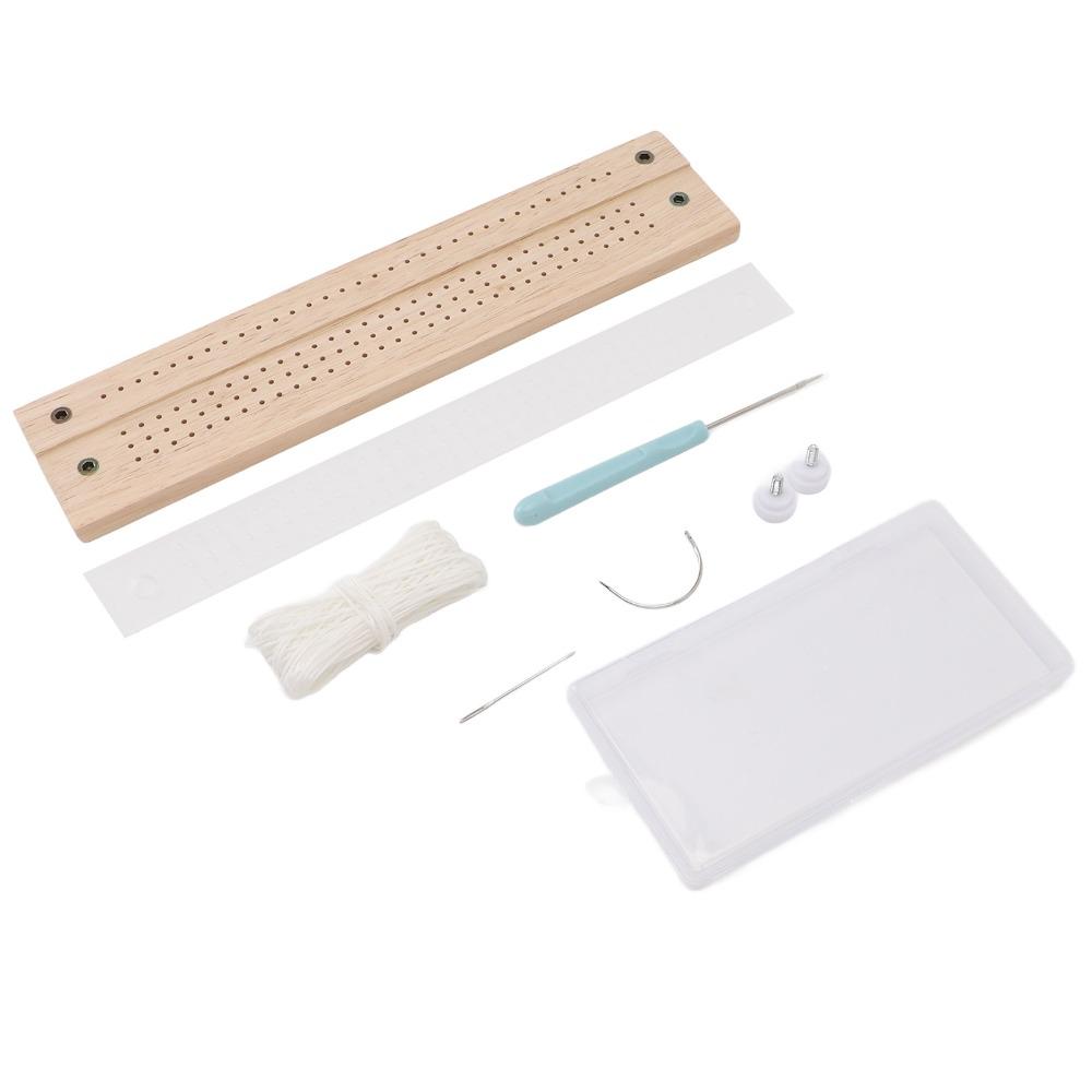 8pcs Waxed Thread Book Binding Kit Stitching Tool Punch Guide Set Punches Cradle Tools Planners