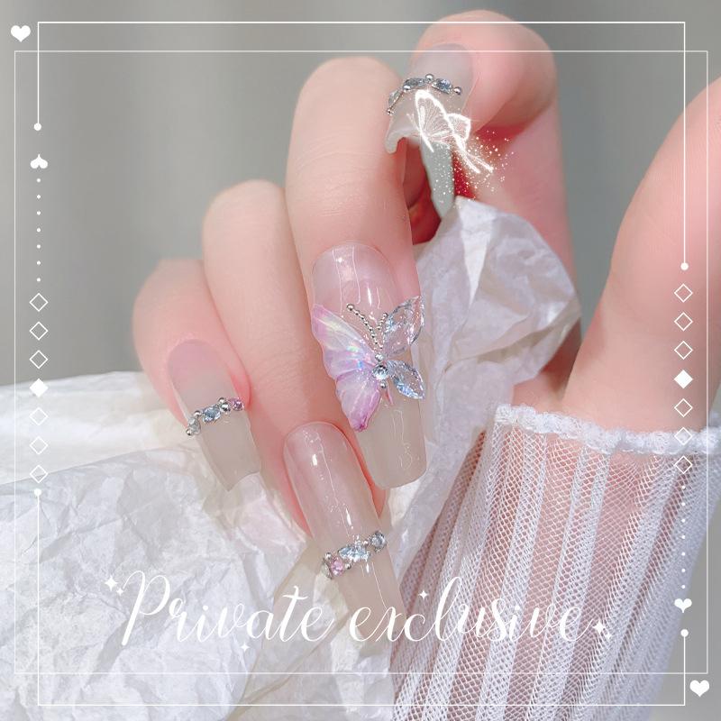 20Pcs Zircon Nail Diamond Flashy Decoration Loading Stereoscopic Nail Accessories Nail Painting Nail Salon Nail Artists
