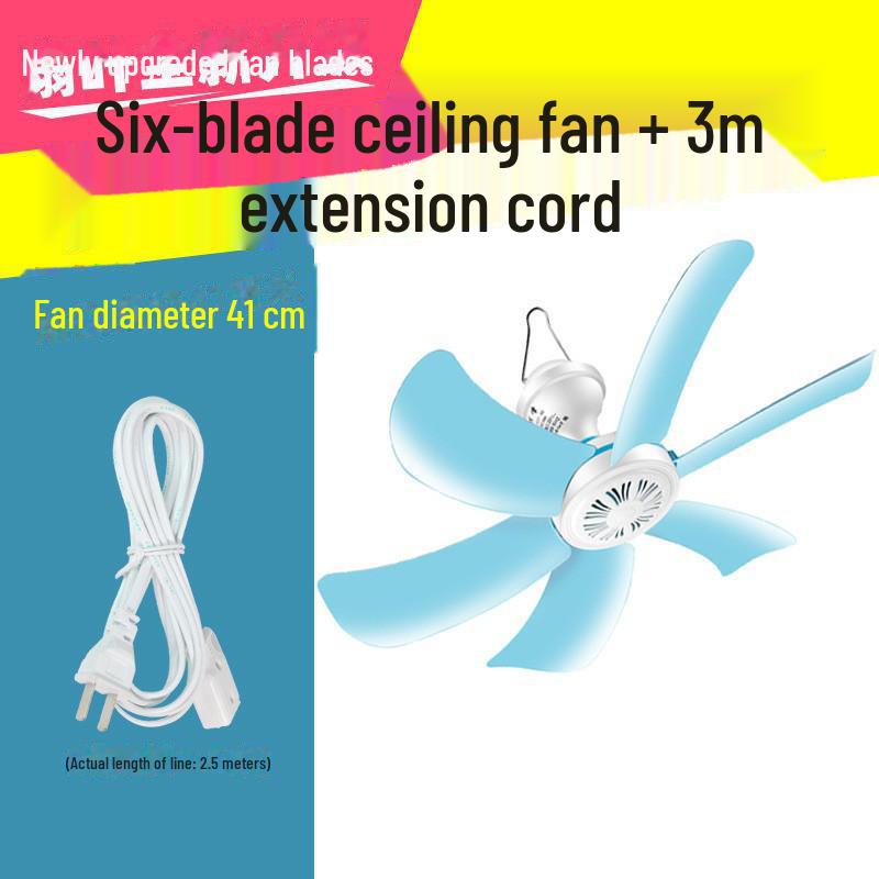 

Компактний стельовий вентилятор гуртожитку з дистанційним керуванням - тихий, потужний вітерець із москітною сіткою