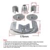 Complete Aluminum Anode Kit Compatible For 2004+ Mercruiser Bravo 3 III Drives Sterndrives Replace for CMBRAVO3KITA, 888761Q02