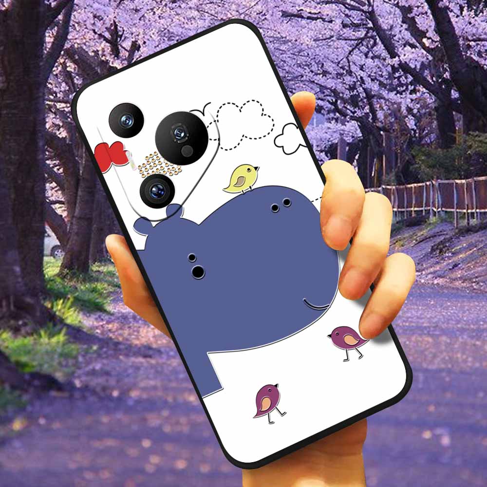 For Huawei Pura 70 Case Emboss Owl 3D Relief Silicone Soft Back Cases For Huawei Pura 70Pro+ Cover 70 Pro 70 Ultra Shell Printed