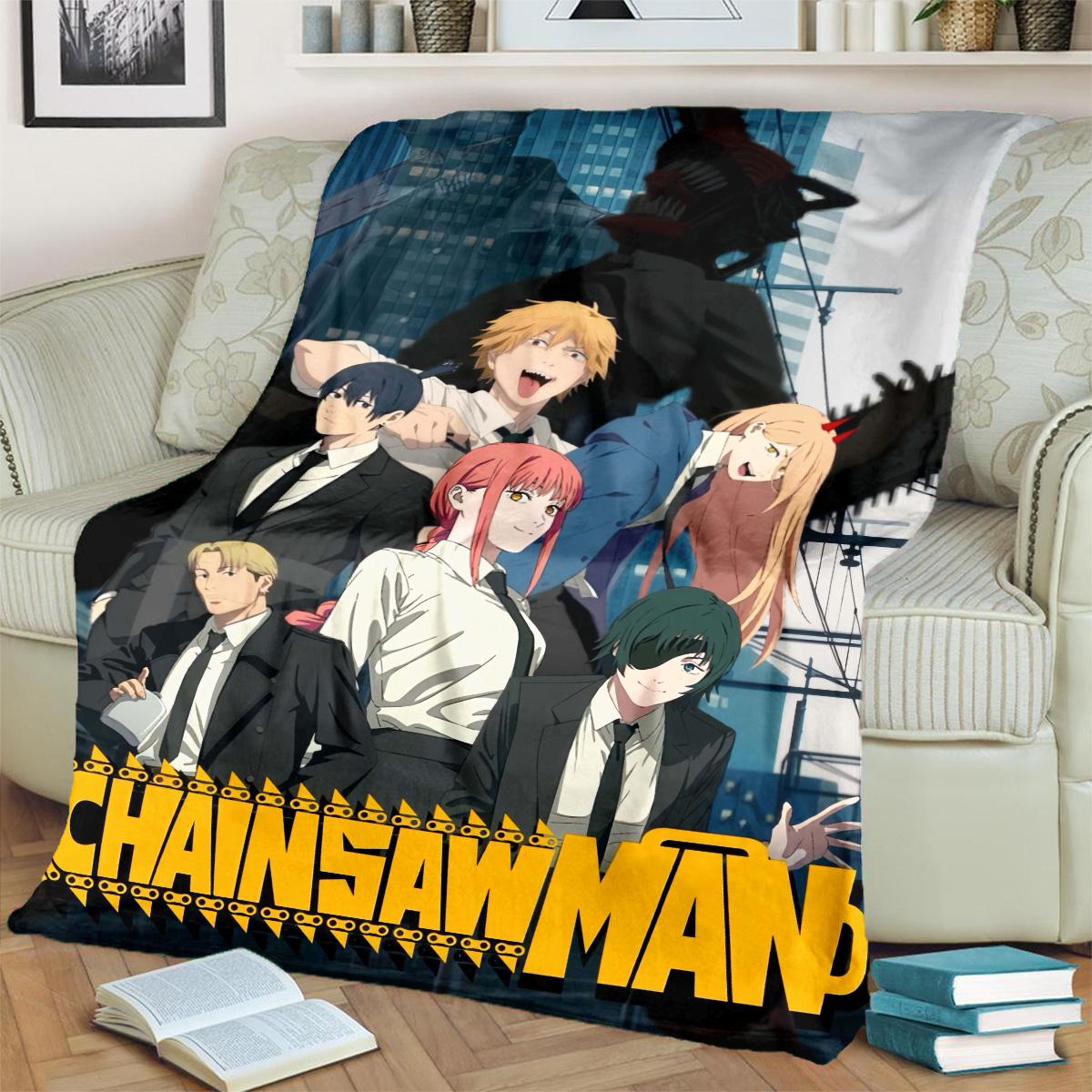 

Chainsaw Man Anime Washable Non-Slip Rug Carpet Larget Floor Mat Bedroom Home Decor LXR178 75x90cm