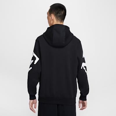 Men's Nike Sweatshirts Men's Black Hooded Moderate