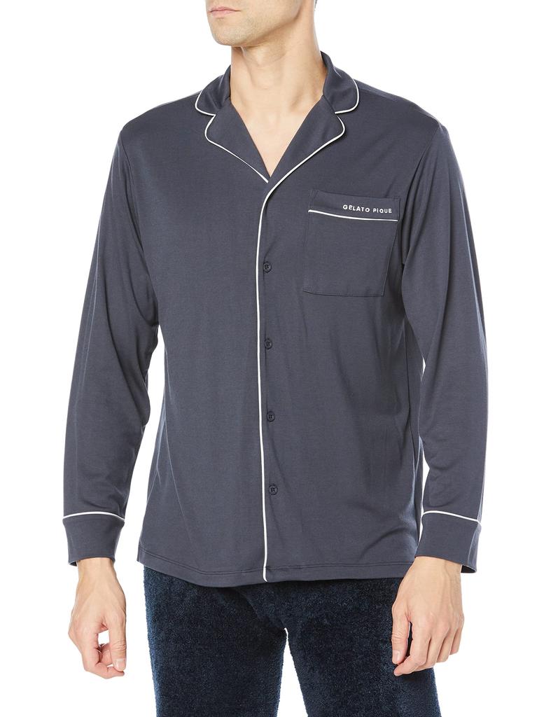 Gelato Pique Unisex Modal Piping Shirt PUCT215272 NVY M-L