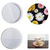 Tea Tray Coffee Coaster Mold Silicone Epoxy Resin Placemat Coaster Molds