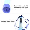 Portable Camping Water Filter Hiking Water Purifier Water Purification Suction Tube For Outdoor Emergency Survival Tools