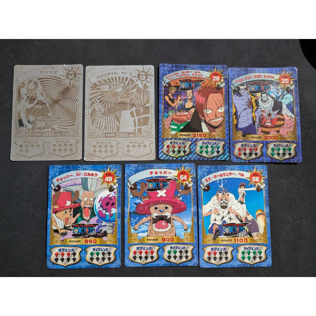Использованная карта One Piece Ретро Jumbo Carddass Оригинальный продукт Царапины