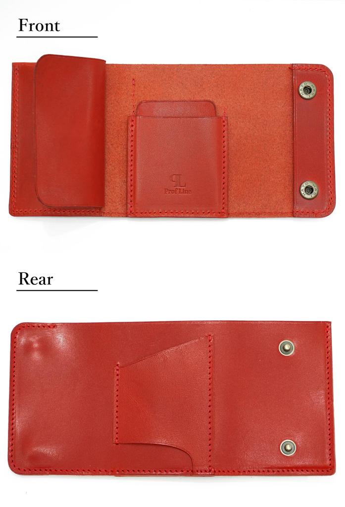 Shinsyu Tochigi Leder Geldbörse für Herren und Damen, Echtes Rindsleder, Dreifach faltbar, Mit Münzfach, Kurze Geldbörse, Mini-Geldbörse, Kompakt, Karten