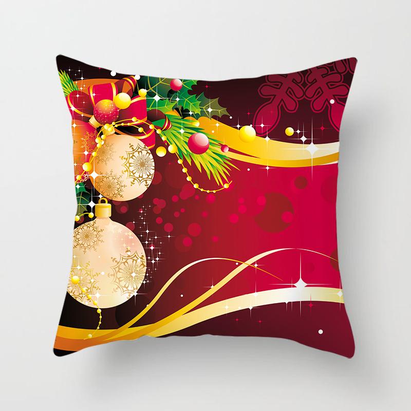 Merry Christmas Throw Pillow Cover Christmas Red Throw Pillow Cover For Sofa Home Decor