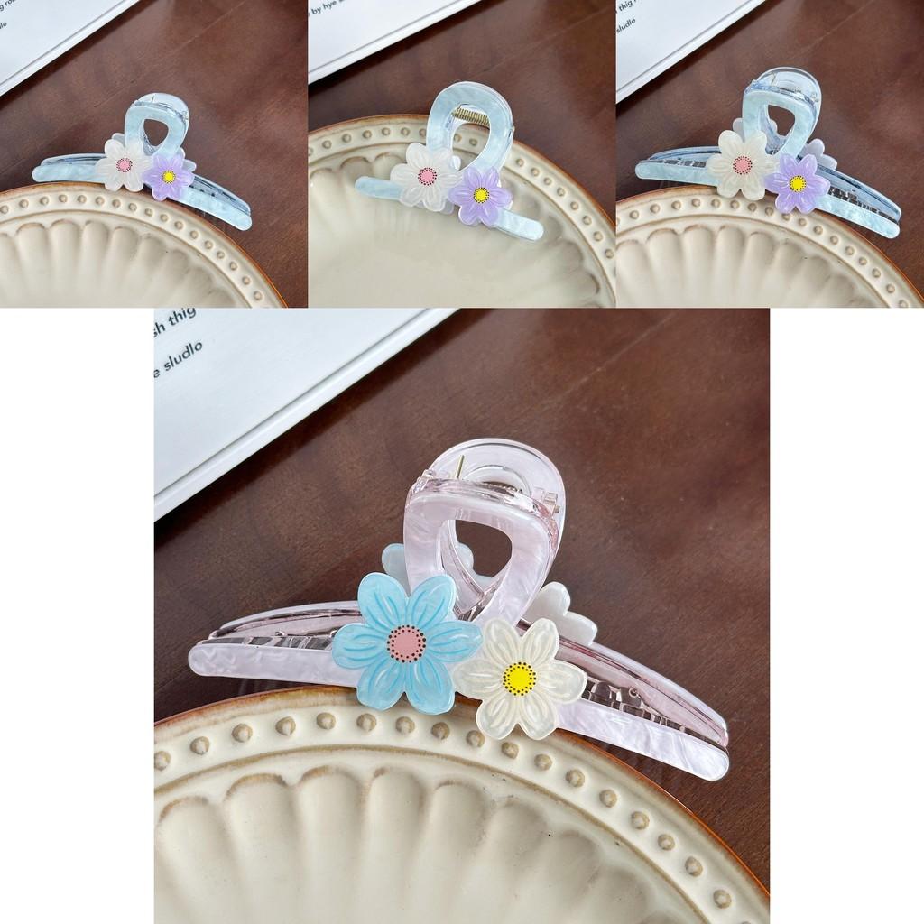 Color Charming Candy Flower Hair Clutch Clip Versatile Accessory For Use Everyday