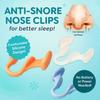 Anti-snorkeklemmer for bedre søvn, Snorkeløsning, Komfortabel silikondesign, Krever ikke batteri eller strøm, Hjelper med å stoppe snorking og forbedre