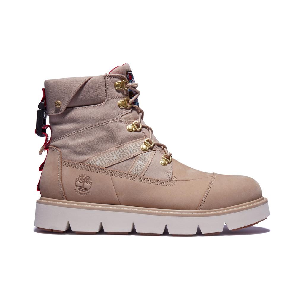 Timberland Raywood EK Comfortable Breathable Durable Waterproof Martin Boots Mid-Cut Beige Men boots A2PWS257