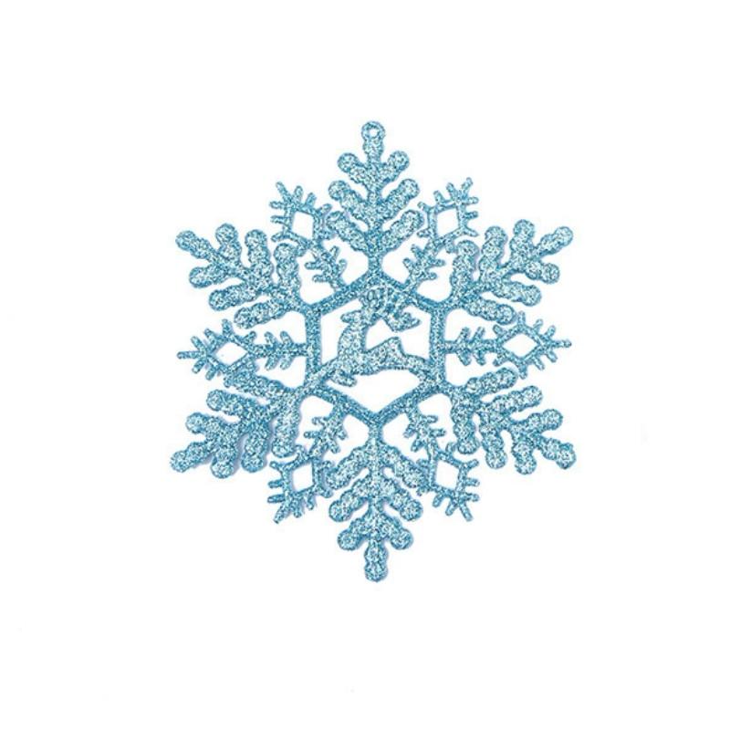 Decorations Christmas Party Snowflake Strips Transparent Plastic Festive Decor