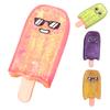 1/4Pcs Glitter Ice Cream Squeeze Toy Transparent Cartoon Ice Stick Stress Relief Sensory Toy Anxiety Relieving Slow Rising Sugar Ball Hand