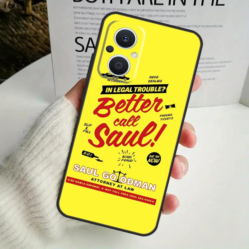 Better Call Saul Case For OPPO Reno 13F 14F 12F 10 11 12 13 14 Pro 8T 7 8 Lite OPPO Find X6 X5 X8 X9 Pro Cover