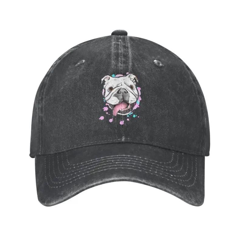

Fashion Cotton UGA English Bulldog Baseball Cap Women Men Adjustable Dad Hat Sports Adjustable