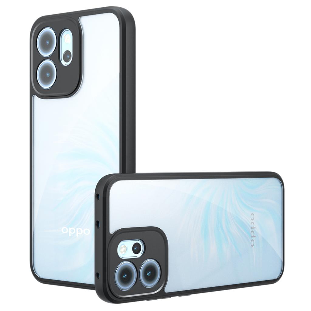 For Oppo Reno14 F 5G Case TPU+PC Shockproof Clear Phone Cover