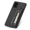 For Samsung Galaxy A51 5G SM-A516 Case Leather+PC+TPU Zipper Wallet Phone Shell