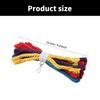 Hanging Bird Toy Rainbow Color Cotton Rope Chewing Toy for Parrots Mental Stimulation Birdcage Hanging Decoration