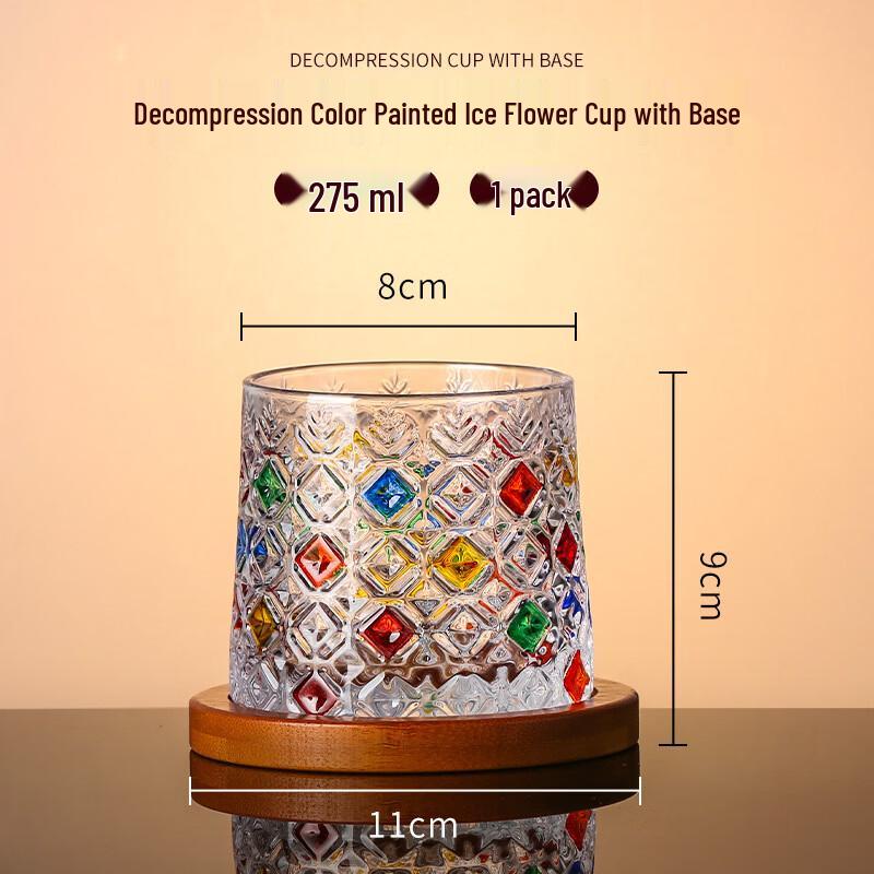 

Roly-Poly Crystal Whiskey Glass with Base