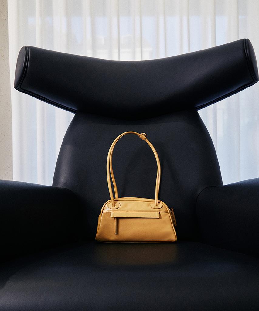 Christine Project Two Zipper Bag Baguette(Brown Butter)