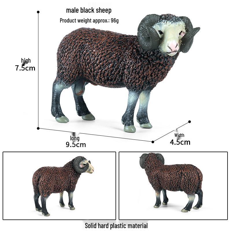 Wild Safari Animal Figurines: Giraffe, Elephant, Rhinoceros, Brown Bear, Tiger, Lion, Leopard, Hippopotamus - Solid Cognitive Toys